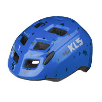 Шлем детский KLS ZIGZAG синий XS (45-49см). 8 вент. отверстий, светоотражающие стикеры