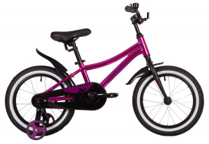 Велосипед NOVATRACK KATRINA 16&quot; алюминиевый (2022) розовый металлик 