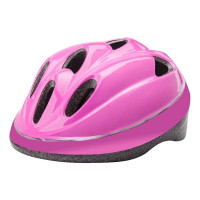 Шлем защитный Stels HB5-2_1 (out mold) со светодиодами, фиолетовый 