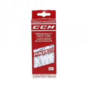 Шнурки для коньков CCM Lace Proline Wide white 