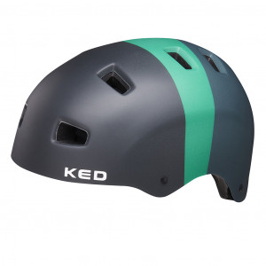 Шлем KED 5Forty Black Green Matt 