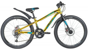 Велосипед Novatrack Prime 24&quot; D золотой металлик рама: 11&quot; (2020) 