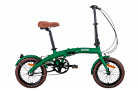 Велосипед Bear Bike Budapest 16 зеленый (2021)