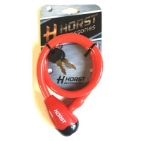 Замок Abus 09-100060 12*650 мм, красный