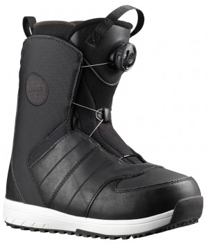Ботинки для сноуборда Salomon Launch BOA, Black JR (2022) 