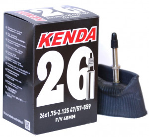 Велокамера 26" Kenda 1.75-2.125 40/57-559 Sport 48мм (5-516290) 