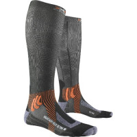 Носки X-Socks Run Helix Retina stone grey melange/x-orange G205