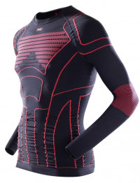 Термофутболка X-Bionic Moto Energizer Man Shirt LG SL Round Neck black/red