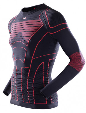 Термофутболка X-Bionic Moto Energizer Man Shirt LG SL Round Neck black/red 