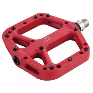 Педали Oxford Loam 20 Nylon Flat Pedals Red 