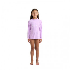 Гидромайка детская длинный рукав Jetpilot Youth Girls LS Rashie purple S26 (260480) 