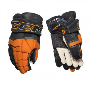 Перчатки CCM Tacks XR JR black/orange 