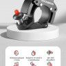Звонок ROCKBROS 34210009001 компактный в виде кольца, черный с красным - Звонок ROCKBROS 34210009001 компактный в виде кольца, черный с красным