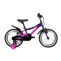 Велосипед NOVATRACK KATRINA 16" алюминиевый (2022) фиолет.металлик