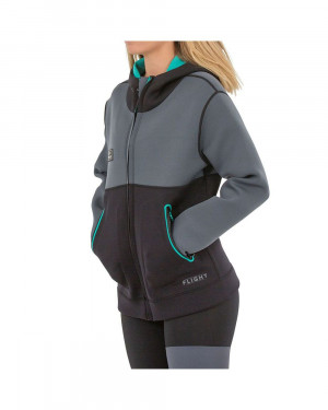 Гидрокуртка женская Jetpilot Flight 2mm Tour Coat wms Teal_о (2019) 