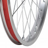 Колесо 20" заднее BMX, двойн. алюм. обод 36H, стал. втулка, 3/8"х175 мм, насып. подшип, 9T, серебрист. - Колесо 20" заднее BMX, двойн. алюм. обод 36H, стал. втулка, 3/8"х175 мм, насып. подшип, 9T, серебрист.