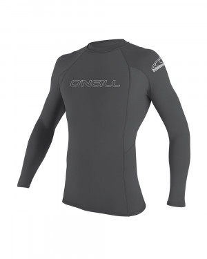 Гидромайка мужская длинный рукав O&#039;Neill BASIC SKINS L/S RASH GUARD SMOKE (2019) 