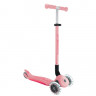 Трехколесный самокат Globber Elite Lights пастельно-розовый - Трехколесный самокат Globber Elite Lights пастельно-розовый
