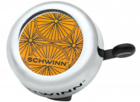 Звонок механический Schwinn Classic Bicycle Bell серебристый/жёлтый SW77724-6