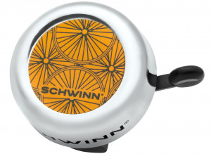 Звонок механический Schwinn Classic Bicycle Bell серебристый/жёлтый SW77724-6 