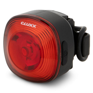 Фонарь передний Cluxx Visioner 25 black/red 