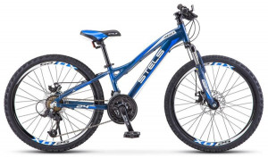 Велосипед Stels Navigator-460 MD 24&quot; K010 черный/синий (2020) 
