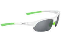 Очки Swisseye Slide спортивные: оправа белая/зеленая, линзы дымчатые FM+оранжевые+бесцветные