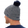 Шапка Bauer / New Era Team Marl Pom Knit heater grey/navy (1057014) - Шапка Bauer / New Era Team Marl Pom Knit heater grey/navy (1057014)