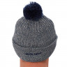 Шапка Bauer / New Era Team Marl Pom Knit heater grey/navy (1057014) - Шапка Bauer / New Era Team Marl Pom Knit heater grey/navy (1057014)