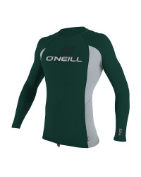 Гидромайка детская O'Neill длинный рукав YOUTH PREMIUM SKINS L/S RASH GUARD REEF/COOLGRY/REEF S18