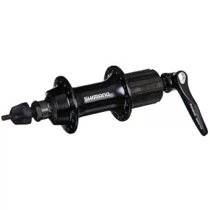 Втулка задняя Shimano FH-RS300, 8/9/10-SPEED 32H OLD:130MM AXLE:141MM, QR:168MM, BLACK 