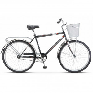 Велосипед Stels Navigator-200 С 26&quot; Z011 темно-серый рама: 19&quot; (2024) 
