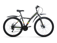 Велосипед Forward Dakota 26 1.0 темно-серый/оранжевый рама: 16.5" (2022)