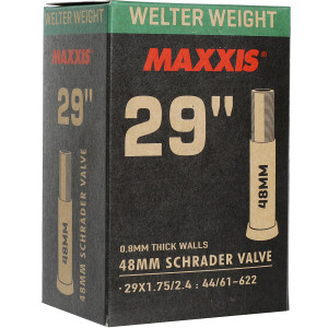 Велокамера Maxxis Welter Weight 29X1.75/2.4 LSV48 Авто ниппель 48mm 