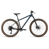 Велосипед Aspect Air Elite 29" черный/синий рама: M (18") (2025)