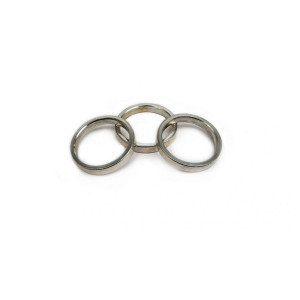 Рулевой спейсер AUTHOR 8-23950002 (проставочное кольцо) спорт. 1 1/8&quot; алюм. (комплект 3 шт по 5мм) серебристый 