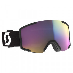 Маска Scott Shield Goggle mineral black/white/enhancer teal chrome 