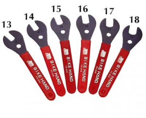 Набор ключей Bike Hand YC-658 для конусов втулок, 6 шт 