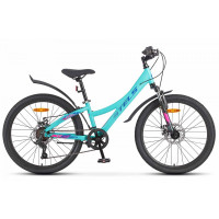 Велосипед Stels Turbo-430 MD 24" Z010 мятный рама: 11.5" (2026) Велосипед Stels Turbo-430 MD 24" Z010 мятный рама: 11.5" (2026)