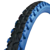 Велопокрышка STELS XR-109 BrainY 20"x2.125" с синей полосой