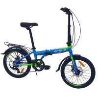 Велосипед Stels Pilot-630 MD 20" V010 зеленый/синий (2020)