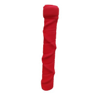 Ручка на клюшку ХОРС со структурой плетенка JR красная
