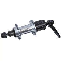 Втулка задняя Shimano FH-RS400, 10/11-SPEED 32H OLD:130MM AXLE:141MM, QR:168MM, SILVER,