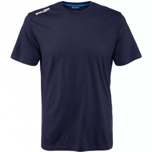 Футболка Bauer Team Tech SS Tee SR heather navy (1054104) 