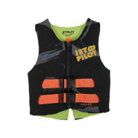 Спасательный жилет неопрен детский Jetpilot Cause Youth ISO 50N Neo Vest Black/Shark S22 (20083)