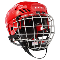 Шлем с маской CCM Fitlite 40 Combo SR red