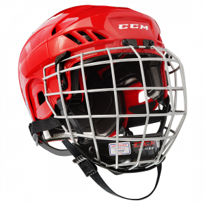 Шлем с маской CCM Fitlite 40 Combo SR red 