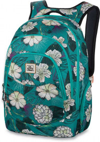 Женский рюкзак Dakine Prom 25L Pualani Blue (белые цветы на голубом фоне)