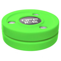 Шайба двухсоставная для тренировок вне льда OFF ICE PUCK Neon Green