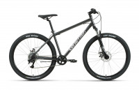 Велосипед Forward SPORTING 27.5 2.3 D черный/белый рама 17" (2022)